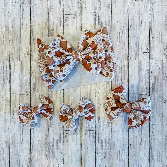 Baby Girl Bows - Fall Vibes