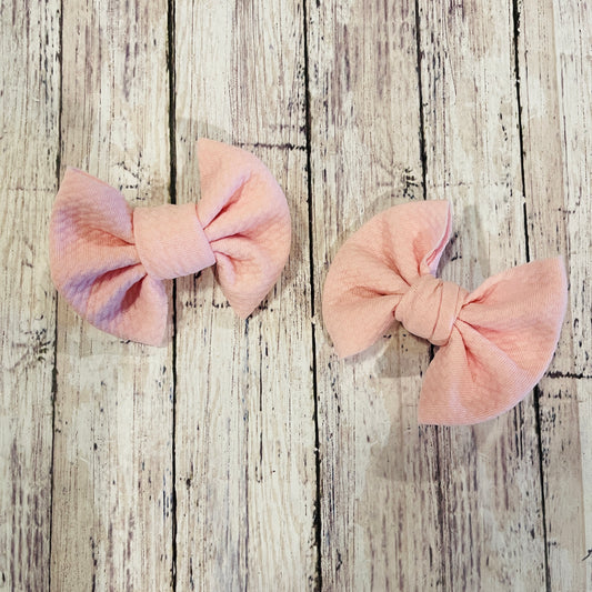 Baby Girl Bows - Pink Blush