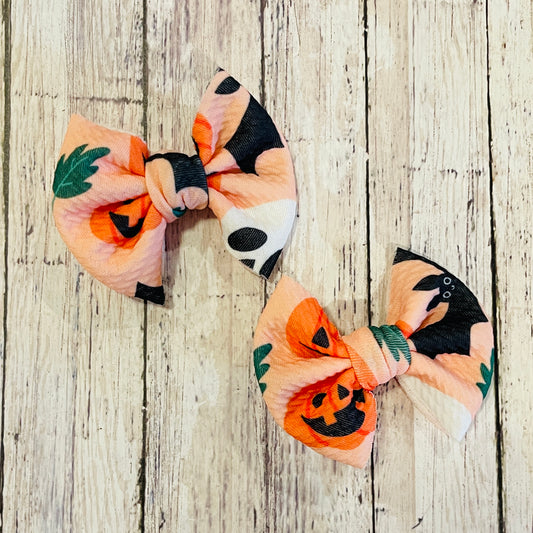 Baby Girl Bows - Pumpkins, Bats, Halloween