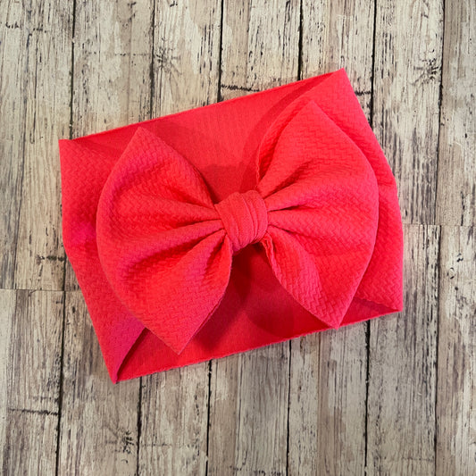 Baby Girl Bows - Neon Fuchsia