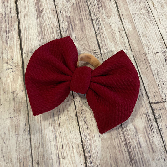 Baby Girl Bows - Ruby Red