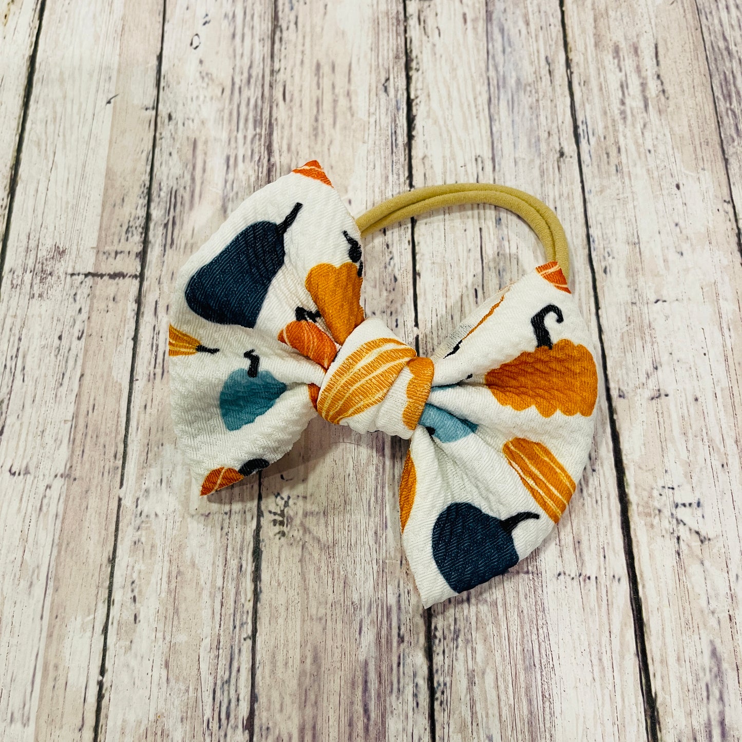 Baby Girl Bows - Fall Pumpkins