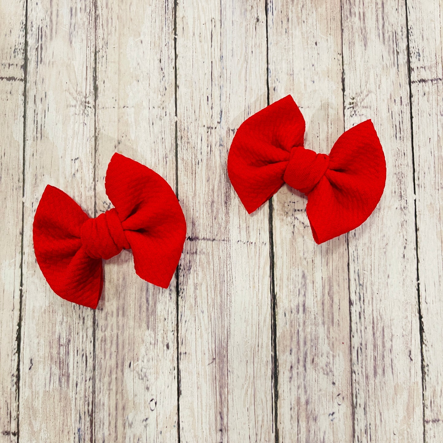 Baby Girl Bows - Red