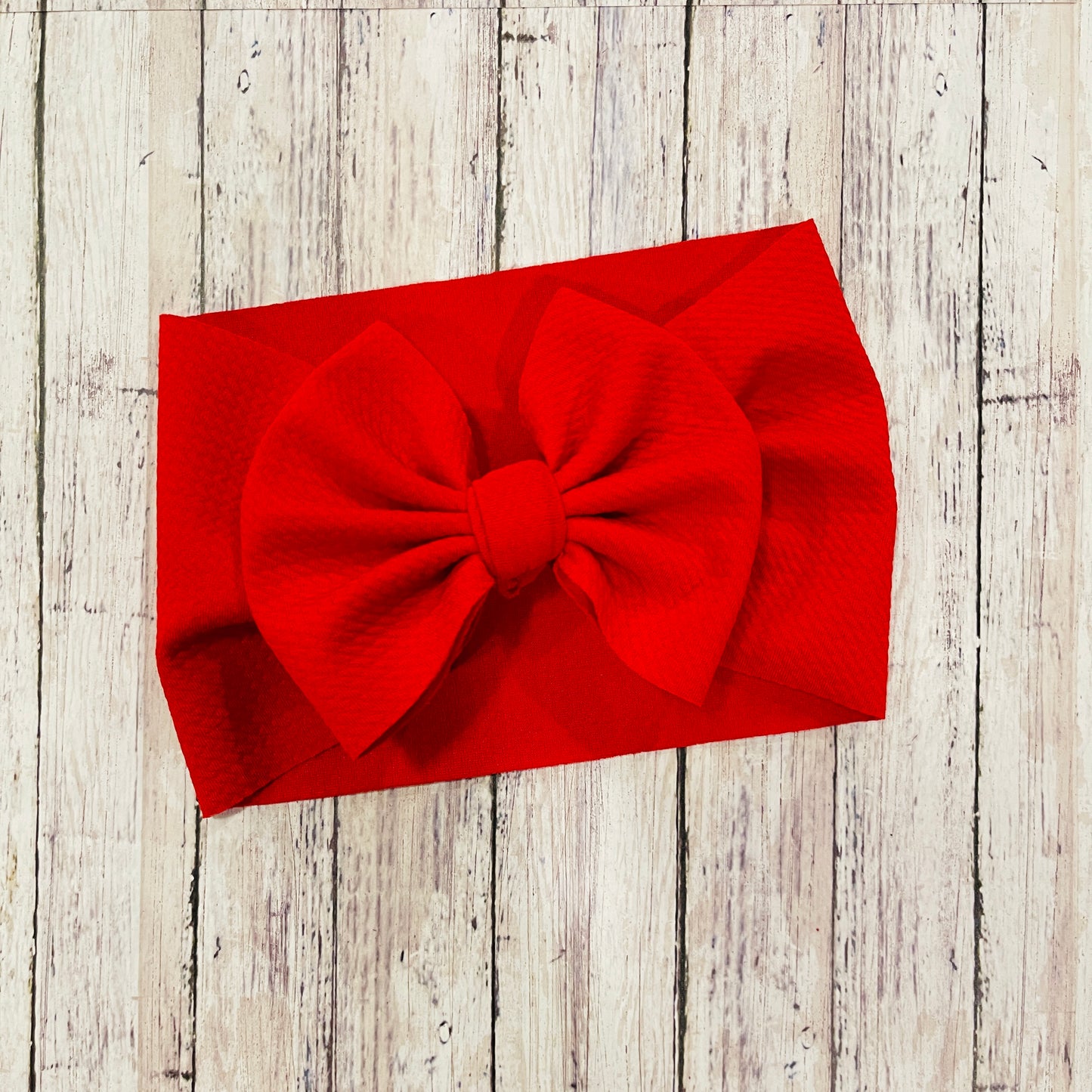 Baby Girl Bows - Red