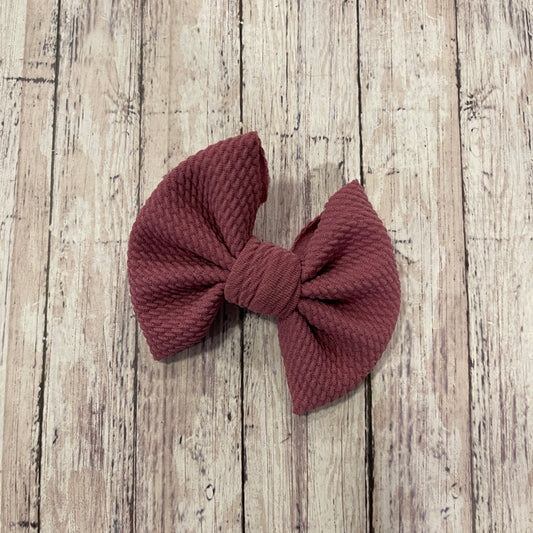 Baby Girl Bows - Mauve