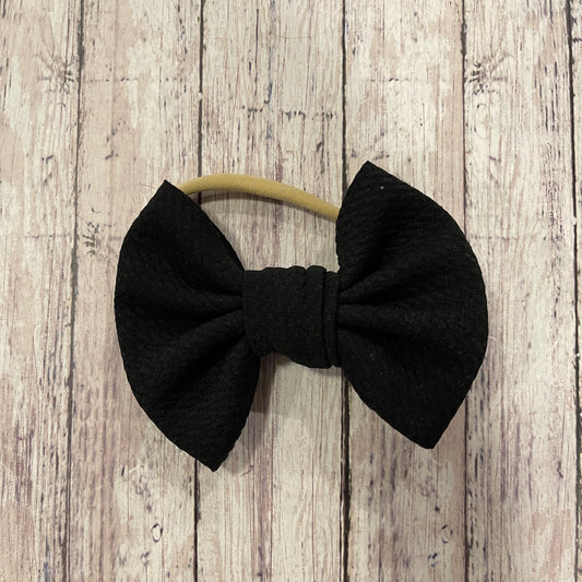 Baby Girl Bows - Black