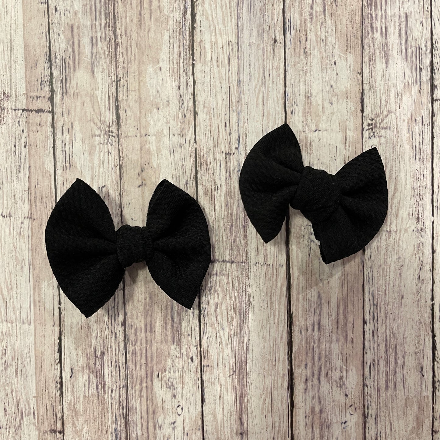 Baby Girl Bows - Black