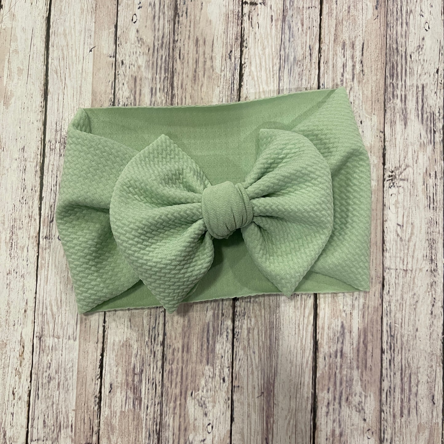 Baby Girl Bows - Mint Green