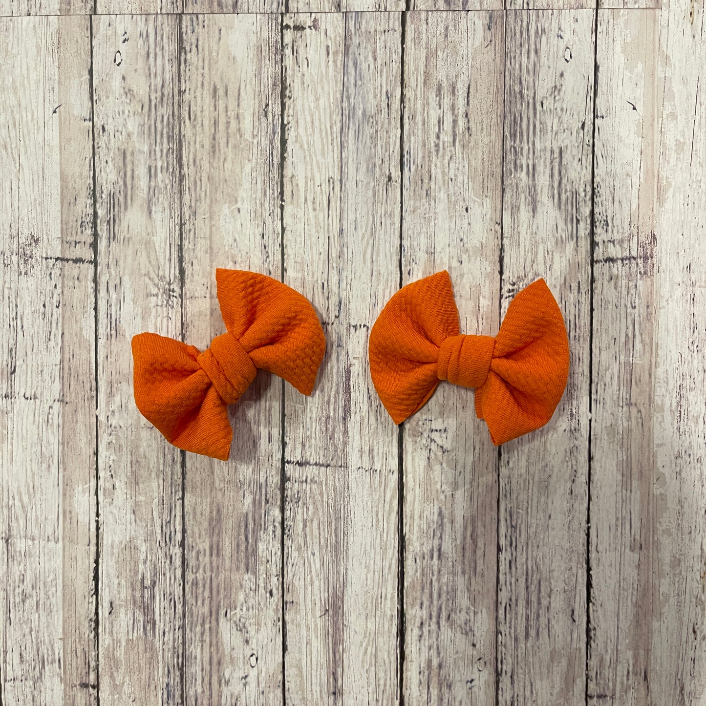 Baby Girl Bows - Orange