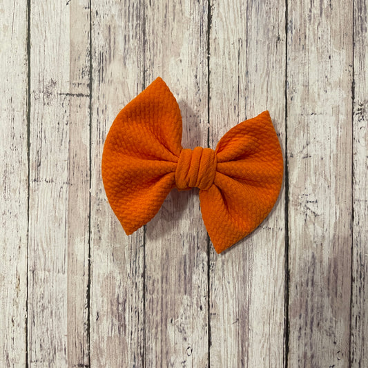 Baby Girl Bows - Orange