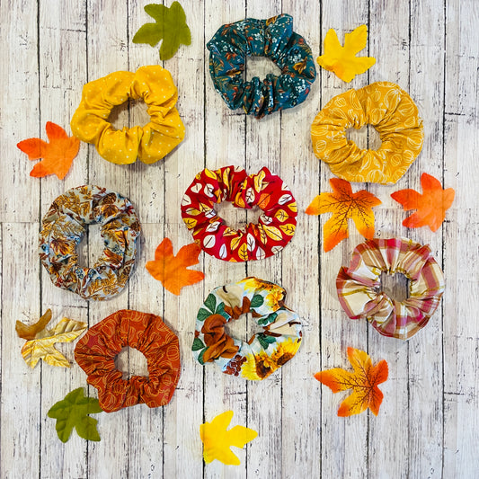 Fall Scrunchies