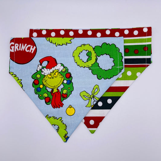 Grinch & Stripes Bandana