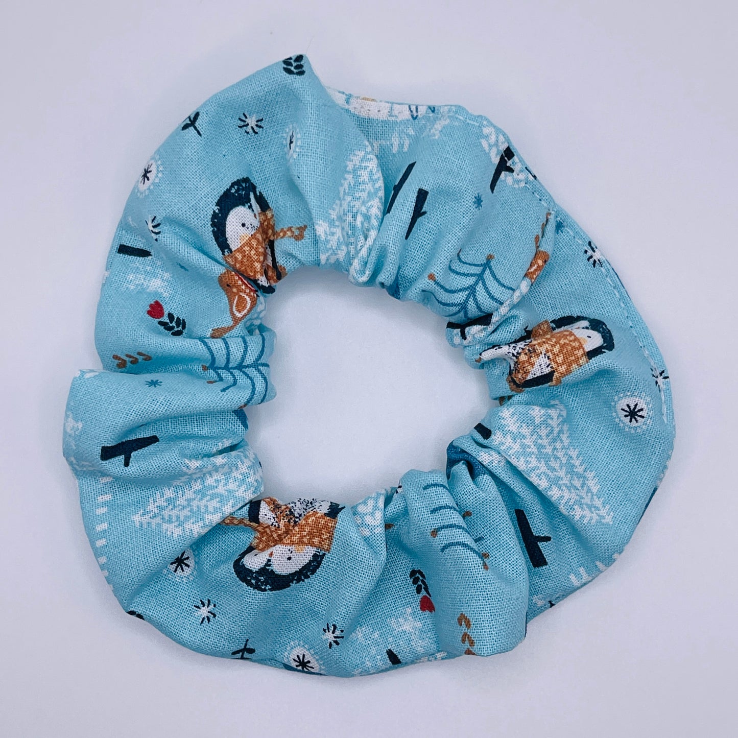 Snowy Woodland Animals Bandana