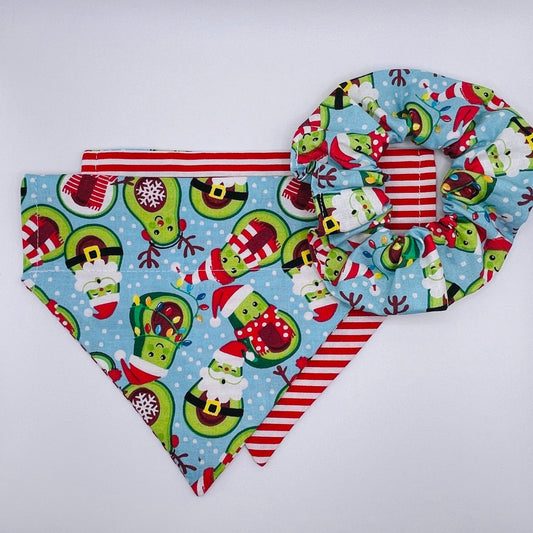 Christmas Avocados Bandana