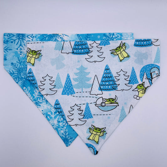 Baby Yoda Snowman Bandana