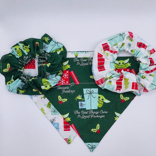 Christmas Grogu Bandana