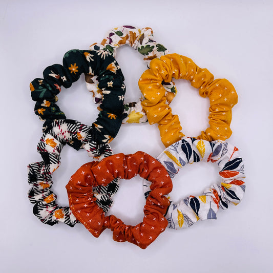 Fall Mini Scrunchies