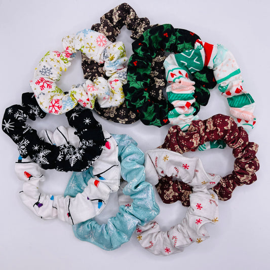 Holiday Mini Scrunchies