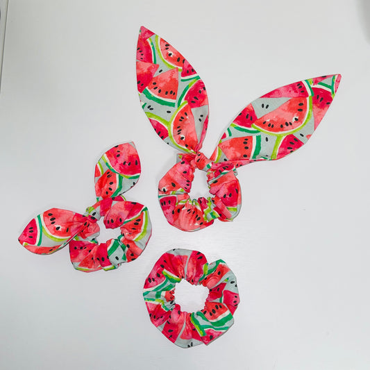 Watermelon Scrunchies