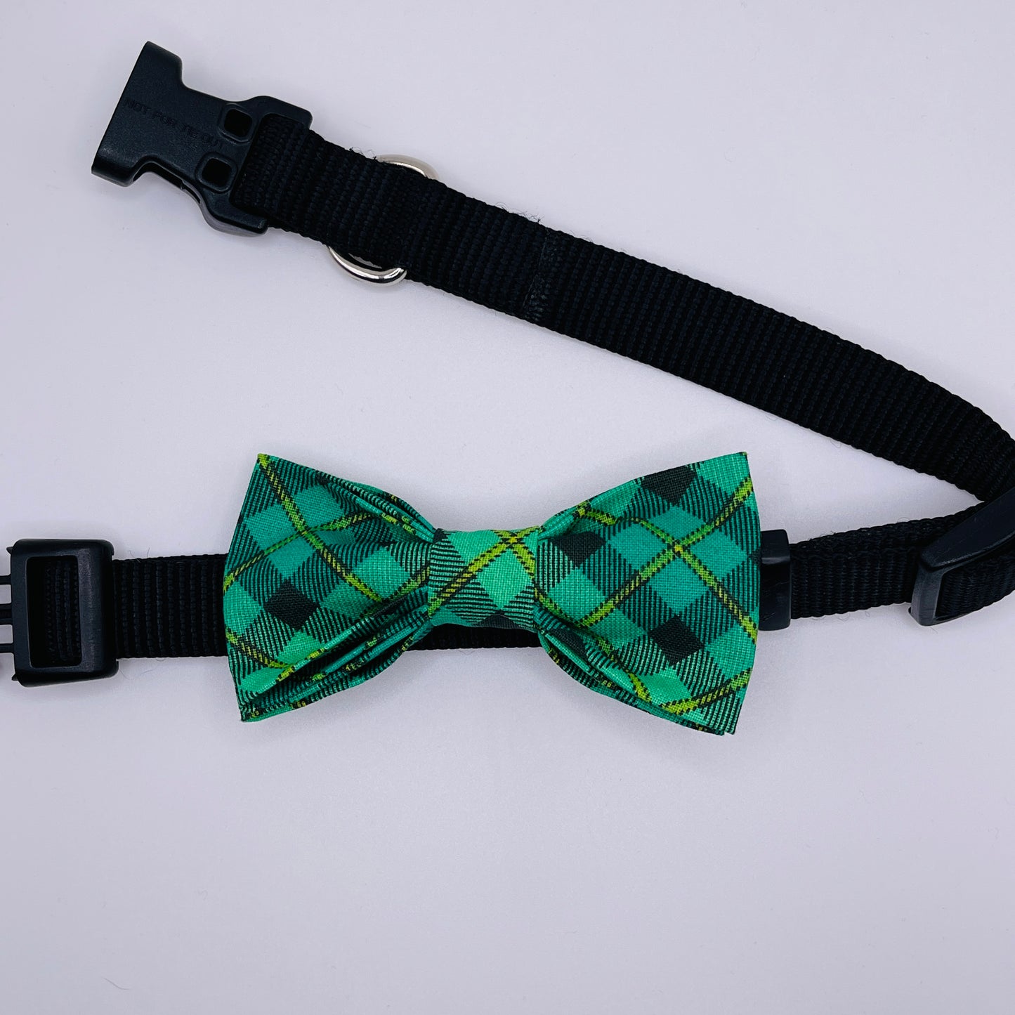 St Patricks Plaid Bow Tie