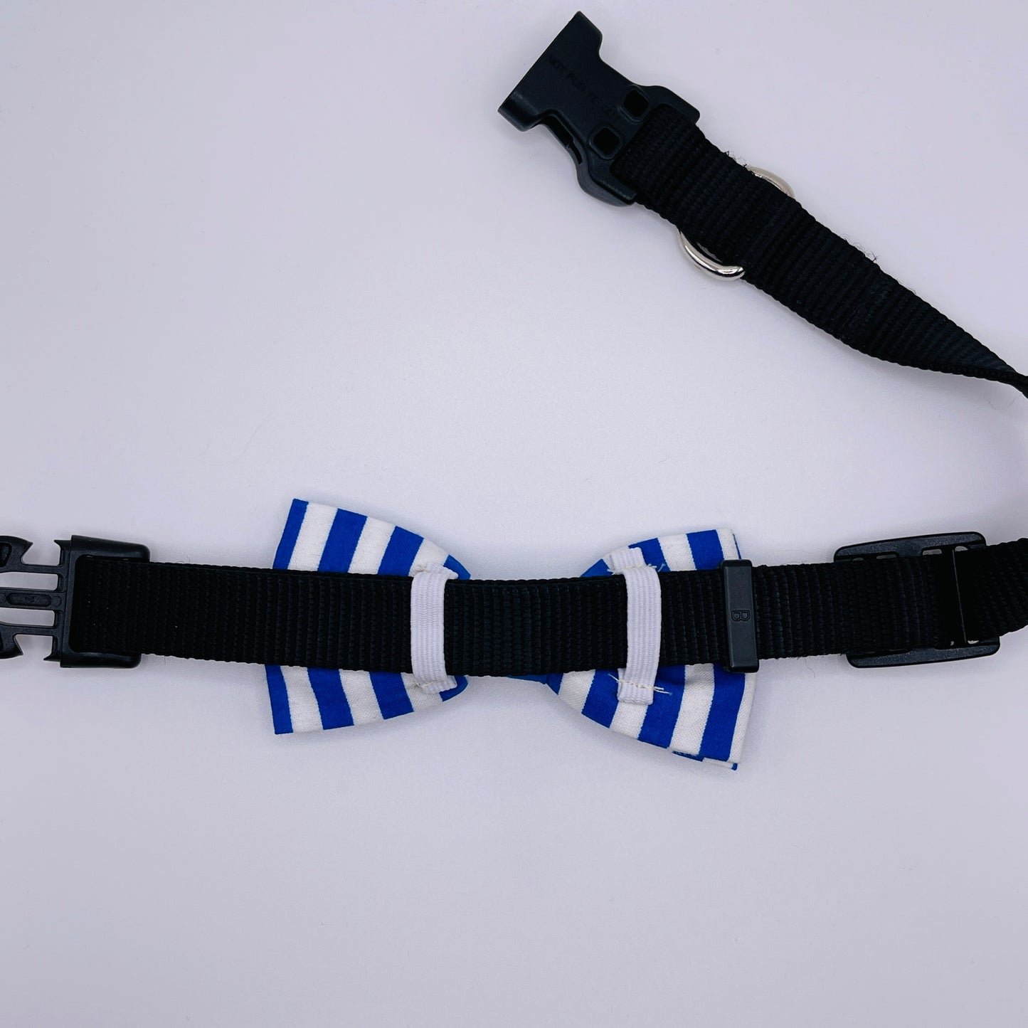 Blue Stripes Bow Tie
