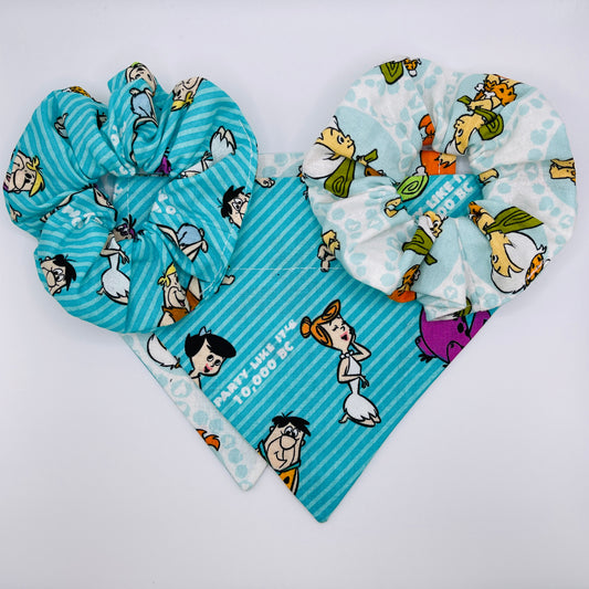 Bam Bam & Pebbes Flintstones Bandana