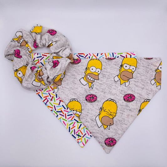 Homer Simpson Donuts Bandana