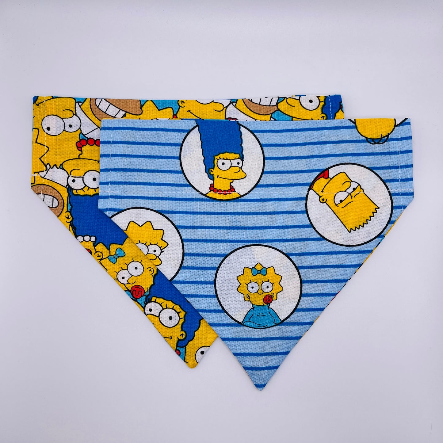 The Simpsons on Stripes Bandana
