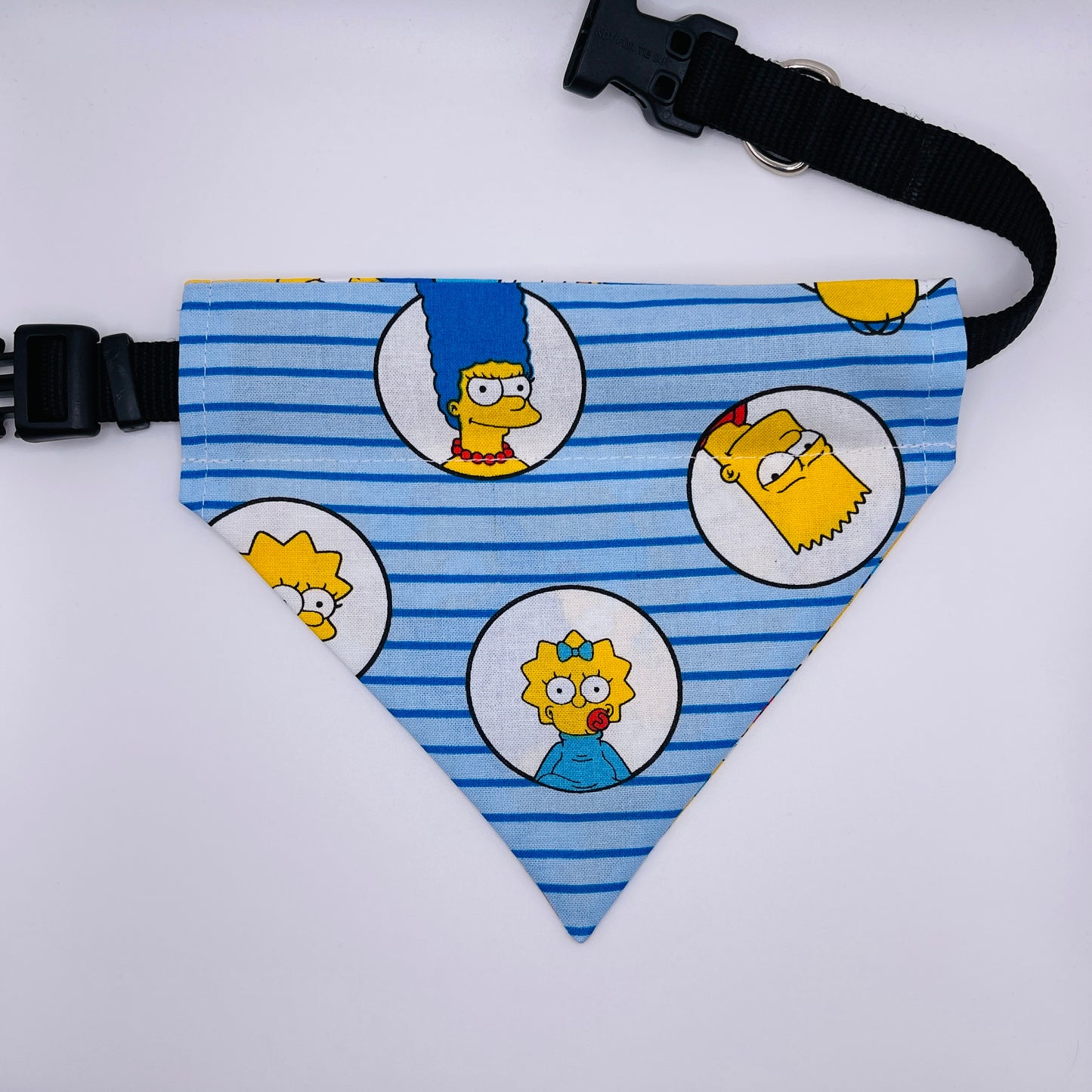 The Simpsons on Stripes Bandana