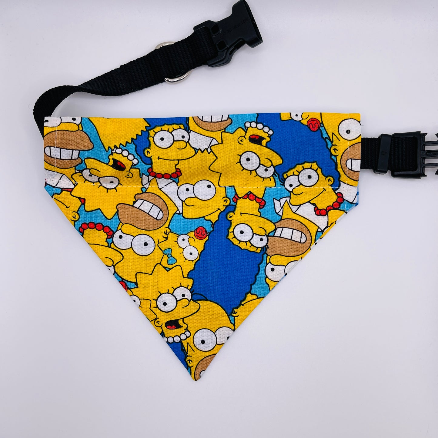 The Simpsons on Stripes Bandana