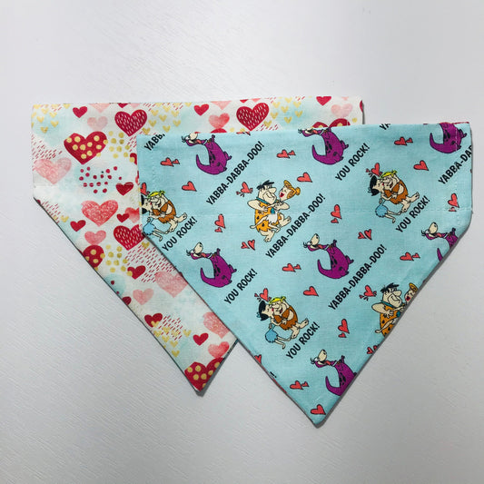 Flintstones Valentine's Day Bandana