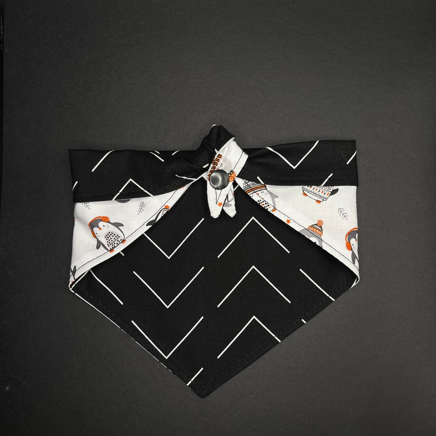 Geometric Penguins Tie & Snap Bandana
